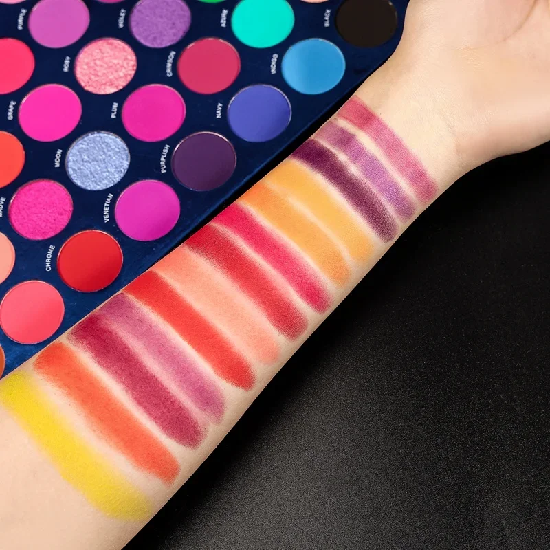 BEAUTY GLAZED Makeup Color Vibes 40-Farben-Lidschatten-Palette Pearl Make-up Shimmer Glitter Waterproof Augen-Make-up Image