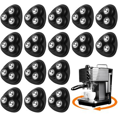 TEMU 24pcs Mini Self-adhesive Caster Wheels - , Appliance Rollers For Kitchen & Home Use