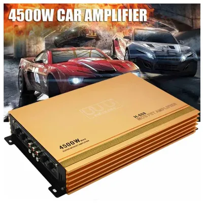 Car audio amplifier four-channel high-power amplifier can be equipped with 4 speakers H-608 power