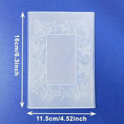 TEMU 3d Embossed Folder With Happy - Transparent Plastic, Easter Theme