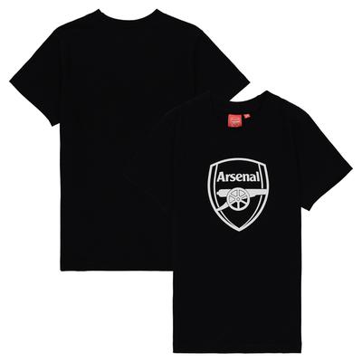 Arsenal Core T-Shirt mit großem Wappen in Ton – Schwarz – Kinder Image