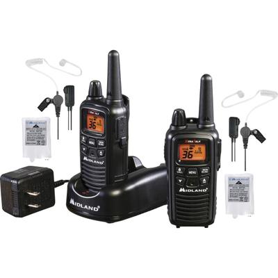 Midland Lxt600Bb Frs Business Radio Bundle - 36 Radio Channels - 22 Frs - Silent Operation, Hands-Free - Nickel Metal Hydride (Nimh) - Black - 2 Each