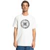 T-Shirt DC SHOES "DC Corpo", Herren, Gr. S, grau (snow heather), 75% Baumwolle, 25% Baumwolle, Kurzarm, Shirts