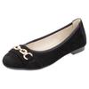Ballerina REMONTE, Damen, Gr. 39, schwarz, Veloursleder, unifarben, festlich, Schuhe, Blockabsatz, Pumps, Businessschuh mit Schmuckspange
