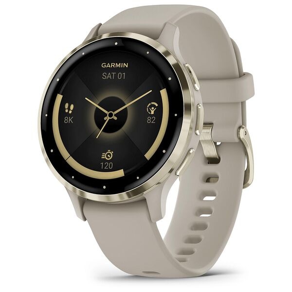 GARMIN Smartwatch GARMIN Venu 3S french grey, softgold grau Image