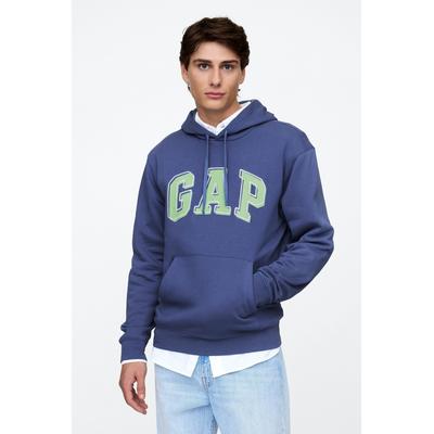 Gap Mens Blue Logo Hoodie - Blue