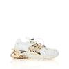 Sneaker PLEIN SPORT "The Thunder Stroke Gen.x.02.", Gr. 42, 0116, weiß, gold, Schuhe