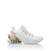 Sneaker PLEIN SPORT "Tiger Attack//Gen.x.04", Gr. 39, Normalschaft, 0116, weiß, gold, Schuhe