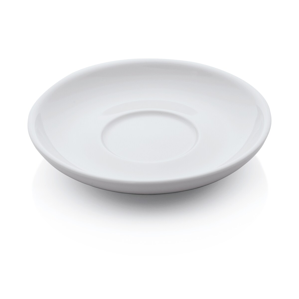 WAS Germany - Cappuccino Untertasse Set ITALIA WHITE, für 4999 020, Set á 6 Stück, Porzellan Image