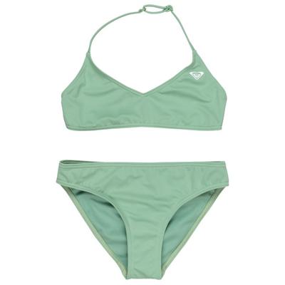 Roxy - Girl's Solid Active Triangle Bra Set - Bikini Gr 12 Years grün/türkis Image