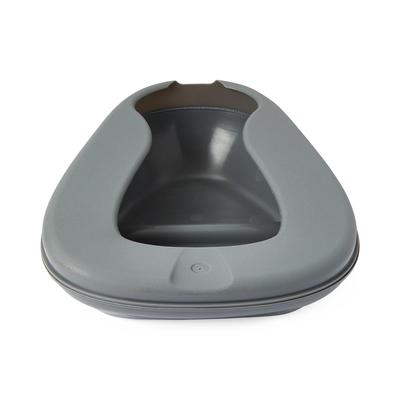Medline Contour Bedpan, Graphite, 8/Case, 8/CS (DYND80281)