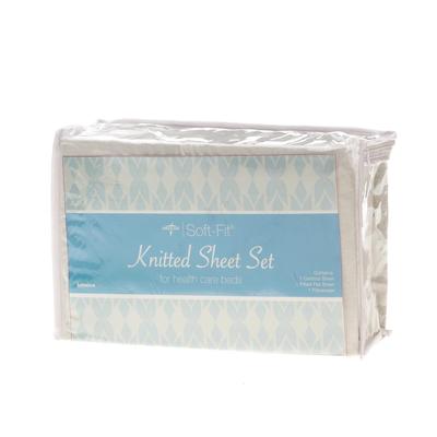 Medline Soft-Fit Knit Sheet Set in White, 6/CS (MDTDEALERPK2)