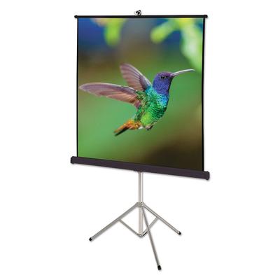 Quartet Portable Tripod Projection Screen, 60 x 60, White Matte Finish (QRT560S)