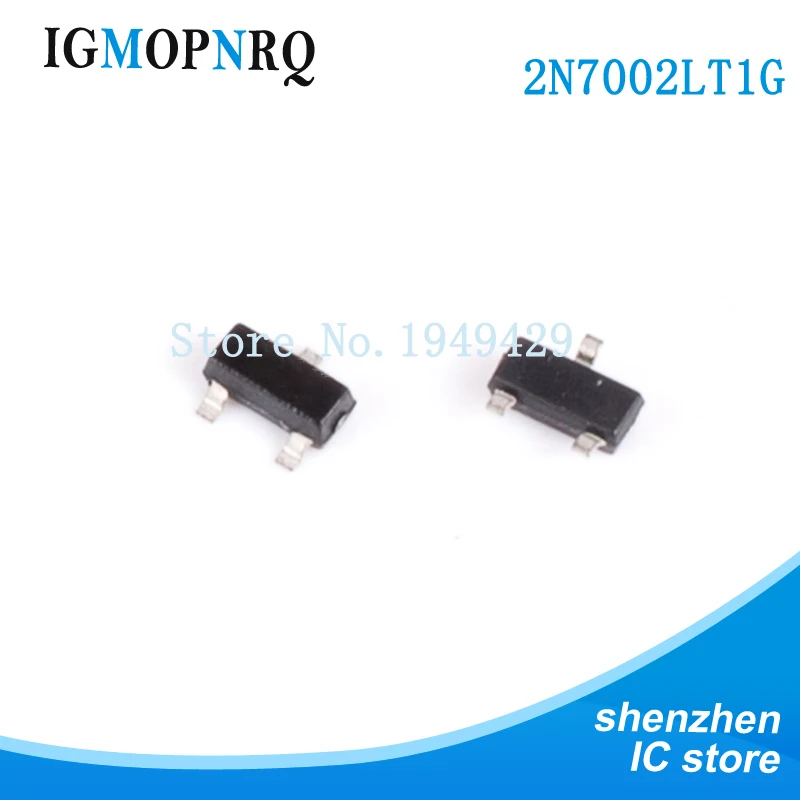 100pcs 2 n7002lt1g 2 n7002 SOT23-3 mosfet N-CHANNEL 60v 115ma neue schnelle lieferung Image