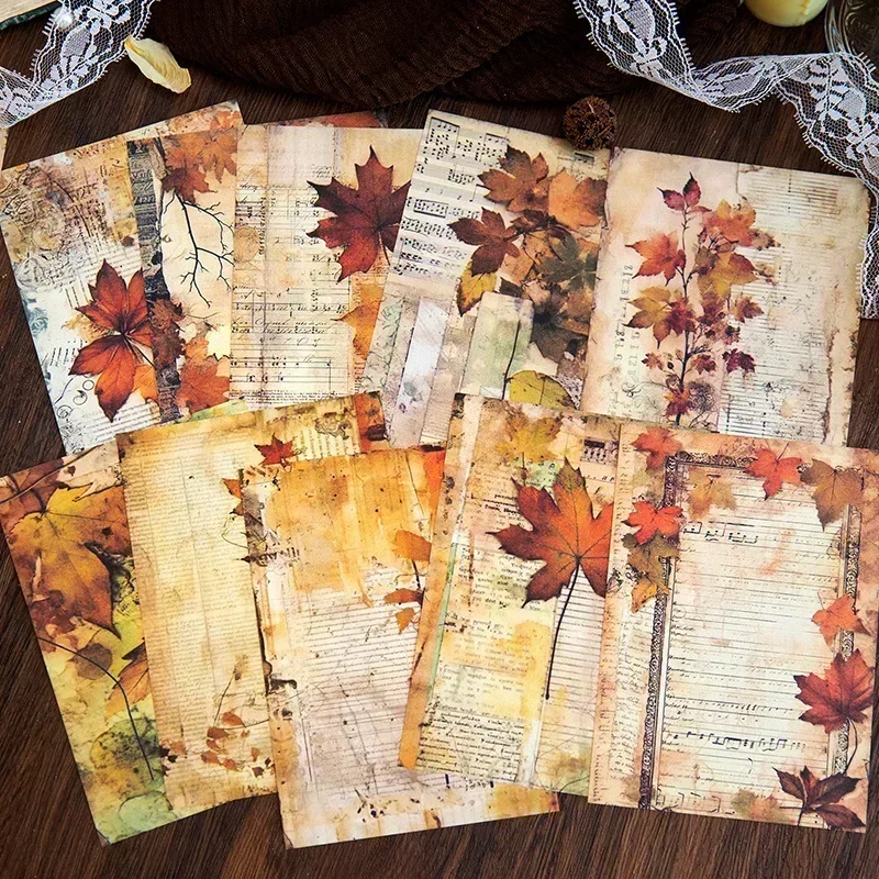 20 Blatt Schreiben, dekoratives Vintage-Wandermaterial, Papier, Brief, Handbücher, Sammelalbum, Bodenbildung, Rose, Overture190 x 105 mm Image