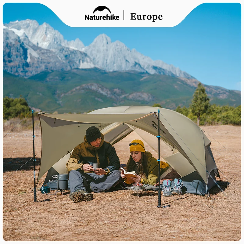 Naturehike Mongar UL Zelt für 1–2 Personen, ultraleichtes Campingzelt, Outdoor-Reisen, doppellagiges wasserdichtes Zelt, 3-Jahreszeiten-Wanderzelt Image