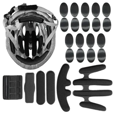 24pcs/set Helmet Padding Kits Sealed Sponge Replacement Motorcycle Bicycle Cycling Universal Foam