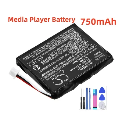 CS 750mAh Media Player Battery EC003 EC007 for Apple iPOD Mini 4GB,6G,M9802,M9806 M9803 M9807 M9804