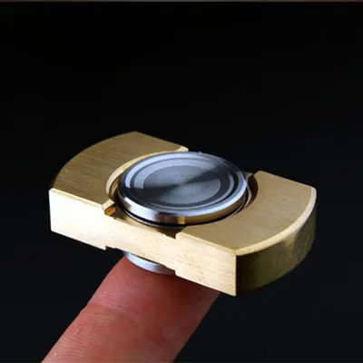 Stainless Steel Square Fidget Spinner Stress Relief Relax EDC Gyro Finger Toy Juguetes Antiestrés