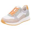 Keilsneaker REMONTE, Damen, Gr. 37, weiß (weiß kombiniert), Leder, Lederimitat, sportlich, Schuhe, Freizeitschuh, Halbschuh, Schnürschuh mit gepolstertem Schaftrand