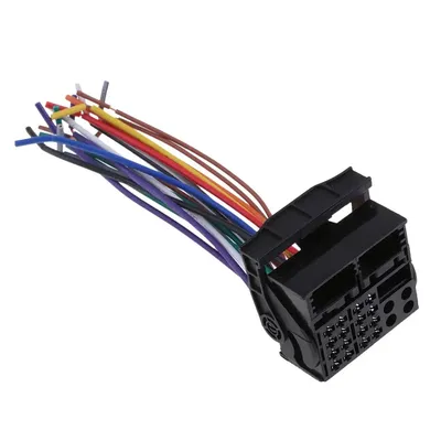 Car Stereo Wire Harness for Audio Radio Harness ISO for VW for Audi A3/4/6/8 for BMW X5/X4 Dodge