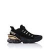 Sneaker PLEIN SPORT "Tiger Attack//Gen.x.04", Gr. 37, Normalschaft, 0216, schwarz, gold, Schuhe