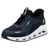 Slip-On Sneaker RIEKER SPORT "Ready2GO", Damen, Gr. 40, blau (nachtblau), Lederimitat, Textil, unifarben, casual, Schuhe, Freizeitsneaker, Halbschuh, Schlupfschuh mit Schnellverschluss