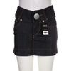 Miss Sixty Damen Rock, Gr. 34, blau, Baumwolle