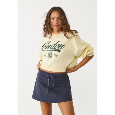 Stradivarius London sweatshirt Pastel yellow S