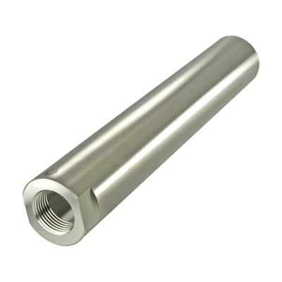 Infinite Product Solutions Thick Titanium QD Sound Redirect Sleeve Polished Titanium 8in SRS-8IN-TI5-U-HD