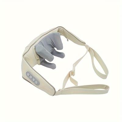 TEMU 3d Kneading Neck & Full Body Massager With Heat – Electric Massage Pillow For Back, Knees & Shoulders – Portable Design, Bed/chair Use – Tension & Stress – Home Relaxation & Wellness Gifts