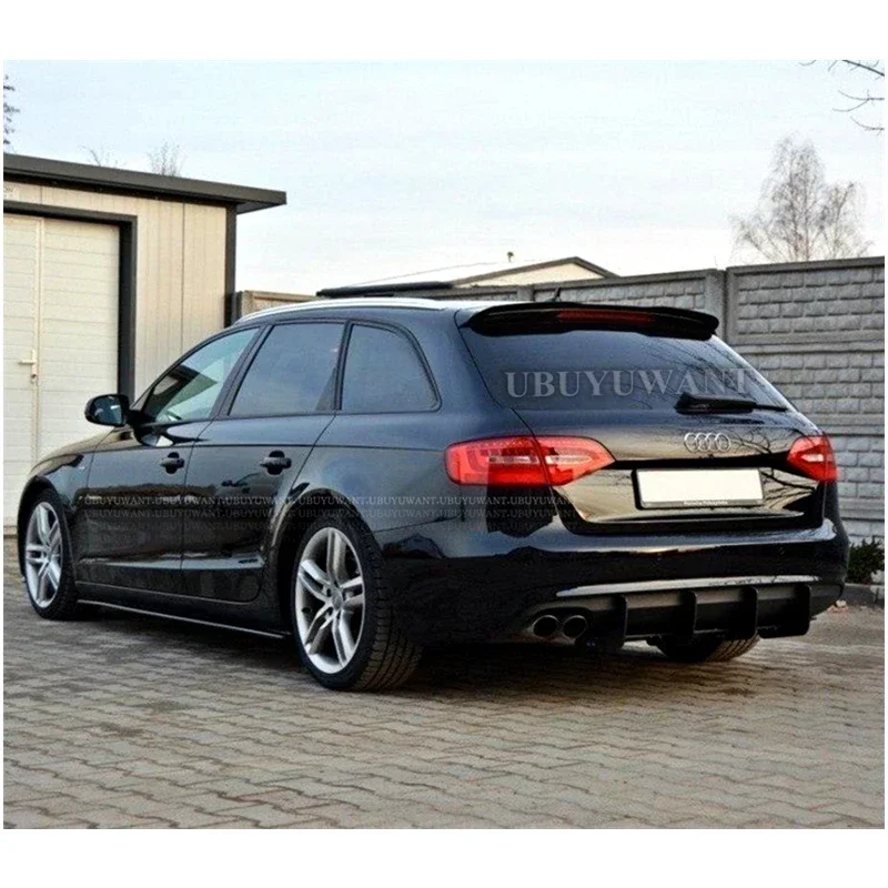 Dachspoiler für Audi A4 B8 Avant/Allroad 2008–2016, ABS-Kunststoff-Spoiler, Heckflügel, Auto-Heckflügel, Dekoration, A4 B8 Allroad RS4 Image