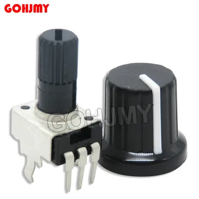 5 Sätze rv09 vertikal 1k 10k 20k 50k 500k k Ohm einstellbarer Widerstand 9 Typ 3pin Dichtung Image