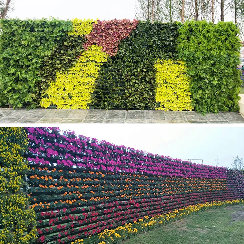 Garten im Freien Pflanze Wand Blumentopf Behälter Wandbehang vertikal grün Image