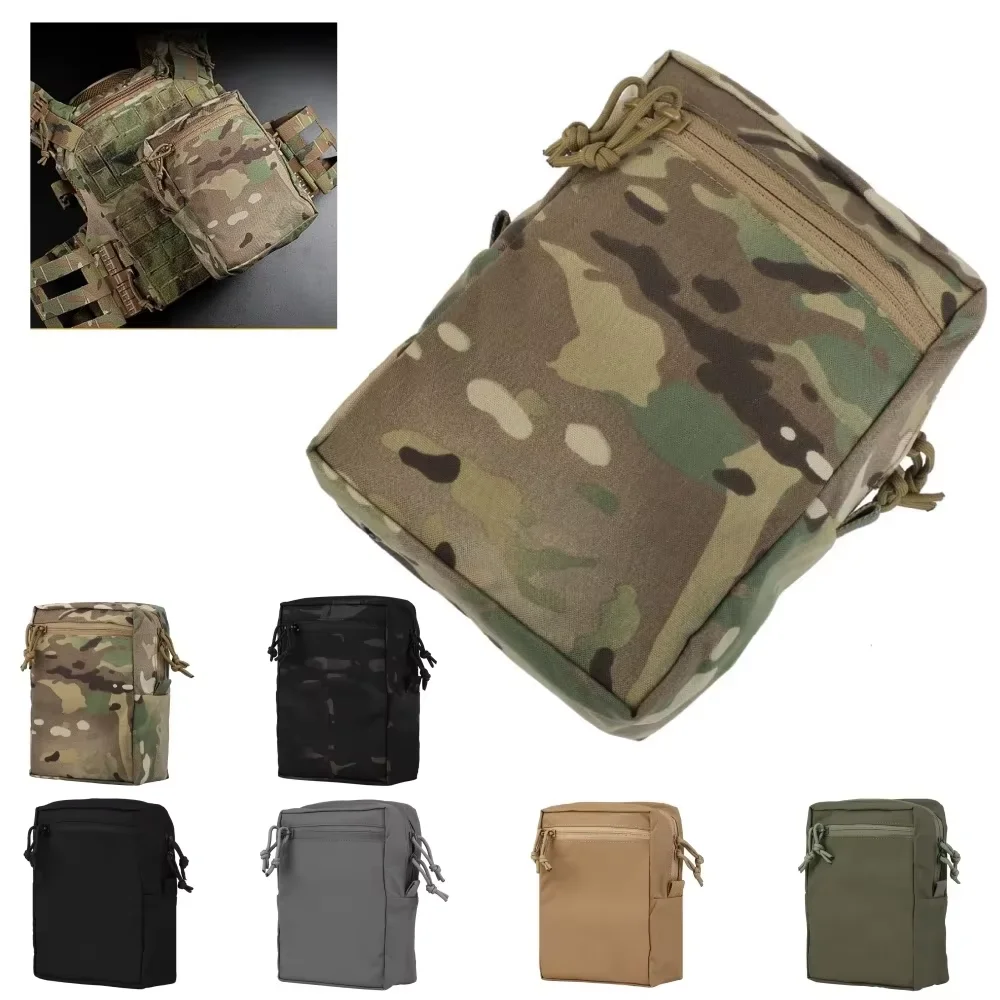 Outdoor Camping Tragbare YKK Tasche MOLLE System montiert Camping Weste Zubehör große Kapazität geschichtetes Design Image