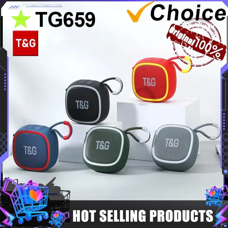 TG659 Mini Wireless Leistungsstarke Bluetooth Lautsprecher TWS Bluetooth 5,3 Sound Box HIFI Lautsprecher Unterstützung TF Karte Radio Image
