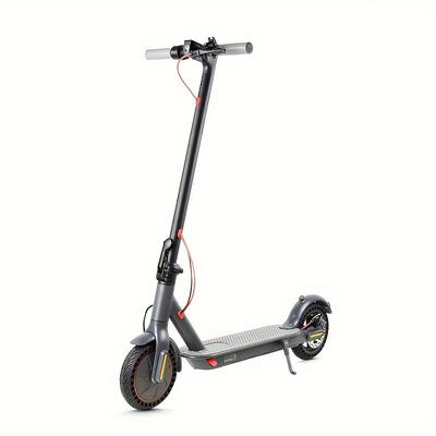 TEMU Electric Scooter For Adults, Up To 19 Mph, 19 Miles Range & 264 Lbs , Aluminum Alloy With 350w Motor, Foldable With Dual Braking System For Birthday Christmas Gifts.