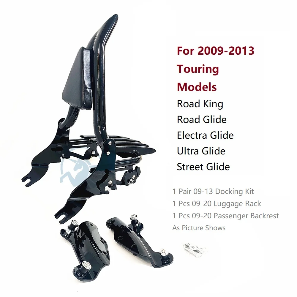 Beifahrer-Sissy-Bar-Rückenlehne für Harley Davidson Touring Road King Special CVO Road Glide ST Street Glide Limited 2009-2026 Image