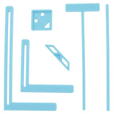 TEMU A Beginner's Kit For 6 Bookbinding Tools, Including Template And Knife Guide For Notebooks And Magazines.