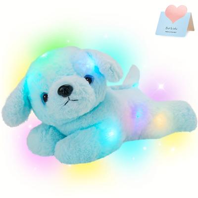 TEMU Glowing Bear Plush Toy (batteries Not Included) Cute And Soft Plush Animal, Valentine's Day Gift Toy For Young , Perfect Playmate Doll, Valentine's Day Gift, Birthday Gift