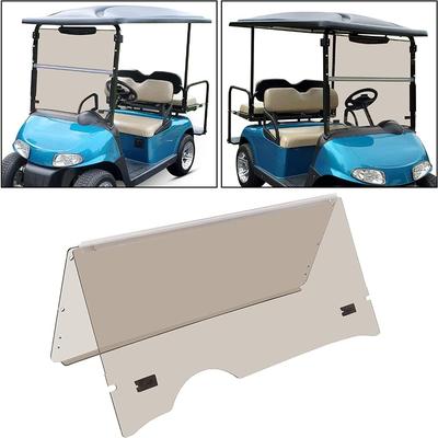 TEMU Smoke Folding Windshield Compatible With 2008-current Rxv Golf Cart 37