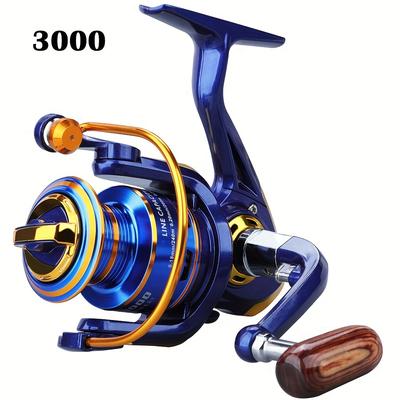 TEMU Sougayilang 1pc Spinning Reel, Aluminum Spool, 12 Ball Bearings, 5.2:1/4.9:1 Gear Ratio, For Freshwater Fishing