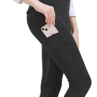 TEMU Equestrian Pants, High Elastic Slim Fit Non-slip And Wear-resistant Riding Pants, Breathable Equestrian Equipment, Suitable For Women