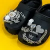 18 Stück bling Metall Schuh Charms für Clogs Sandalen Mode DIY Metall Schuh zubehör für Frauen Männer Schuh dekoration Weihnachts geschenke