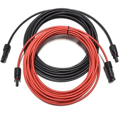 Solarkabel Verlängerungskabel Rot/Schwarz 4 - 6mm² mit montiertem Stecker 2x 20m 6mm² Image