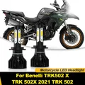 12V di Alta Qualità Del Motociclo HA CONDOTTO LA Lampadina Del Faro 20000LM Moto Luce 6000K Bianco Per Benelli TRK502 X TRK 502X 2021 TRK 502