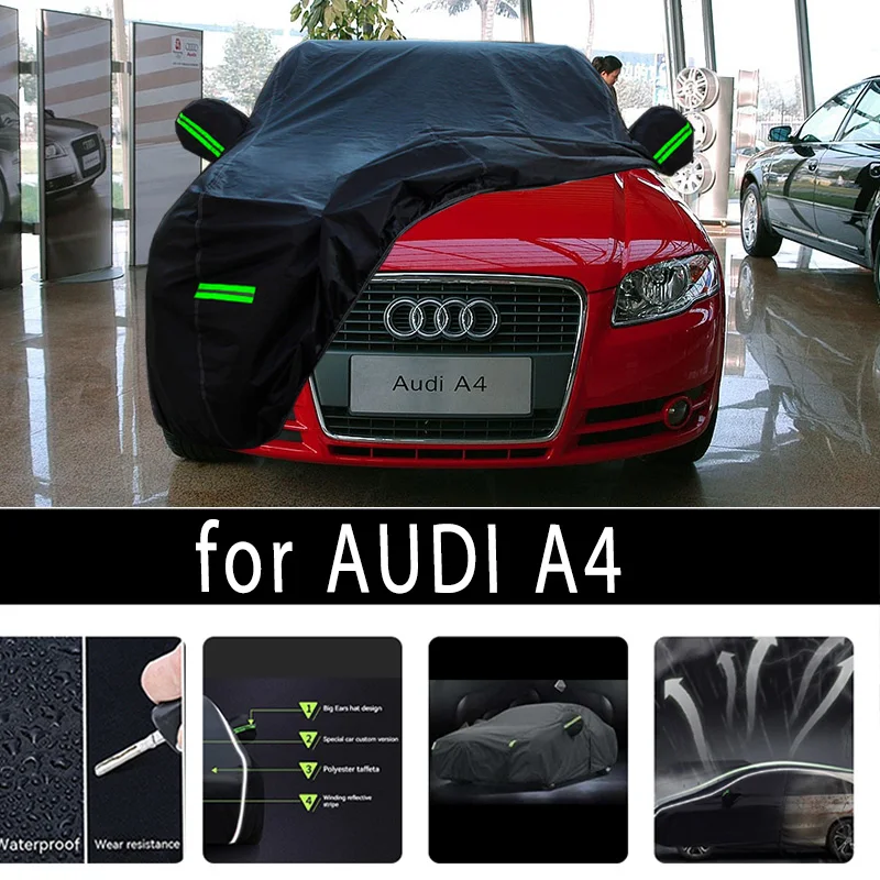 Per AUDI A4 protezione esterna copertura completa per auto copertura per neve parasole impermeabile antipolvere accessori per auto esterni