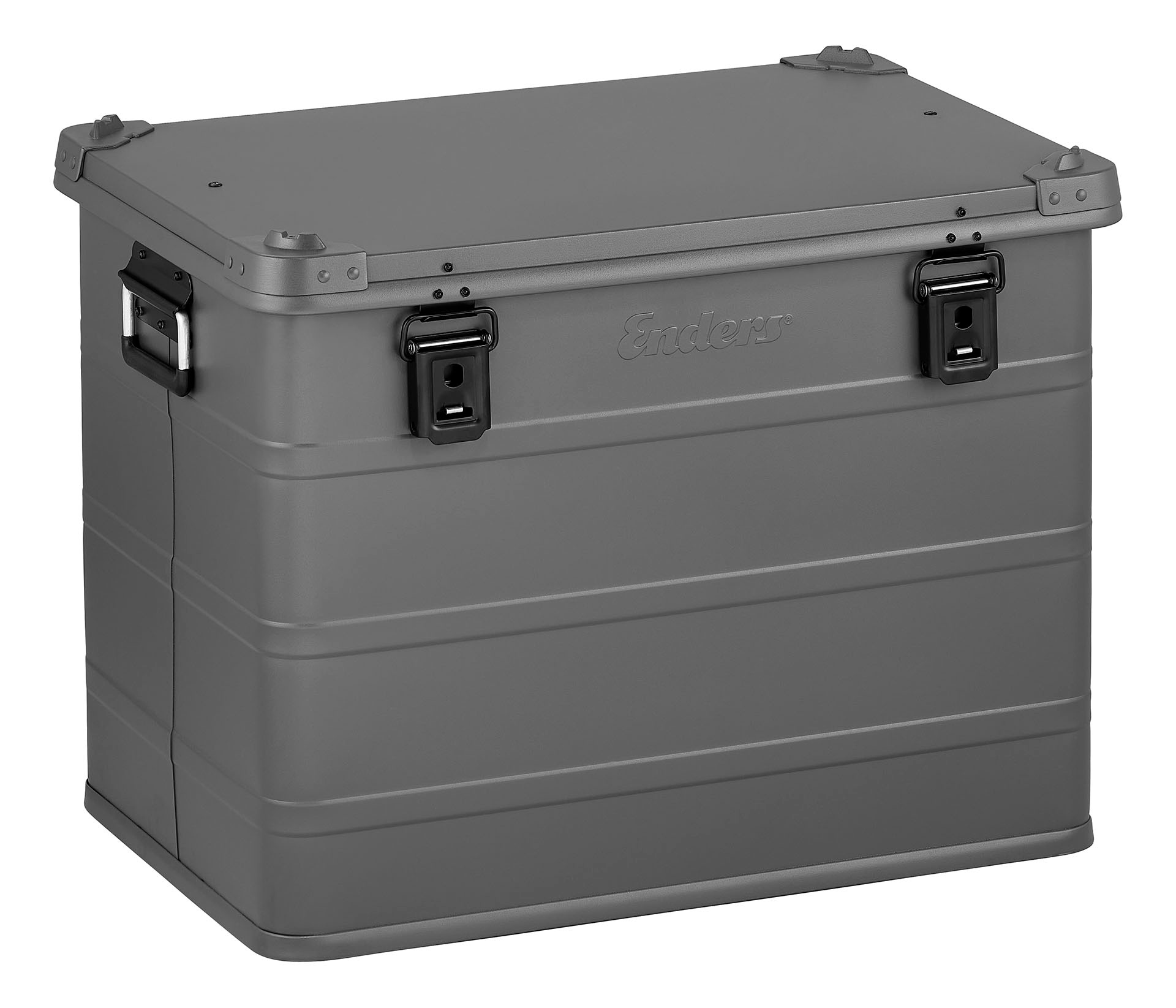 Aufbewahrungsbox ENDERS "Industriebox Vancouver Grey in S (123 l), M (170 l) oder L 236 l)", grau, B:79cm H:44cm T:58,5cm, Aluminium, Aufbewahrungsboxen, Aufbewahrungsbox, mit robuster Pulverbeschichtung​