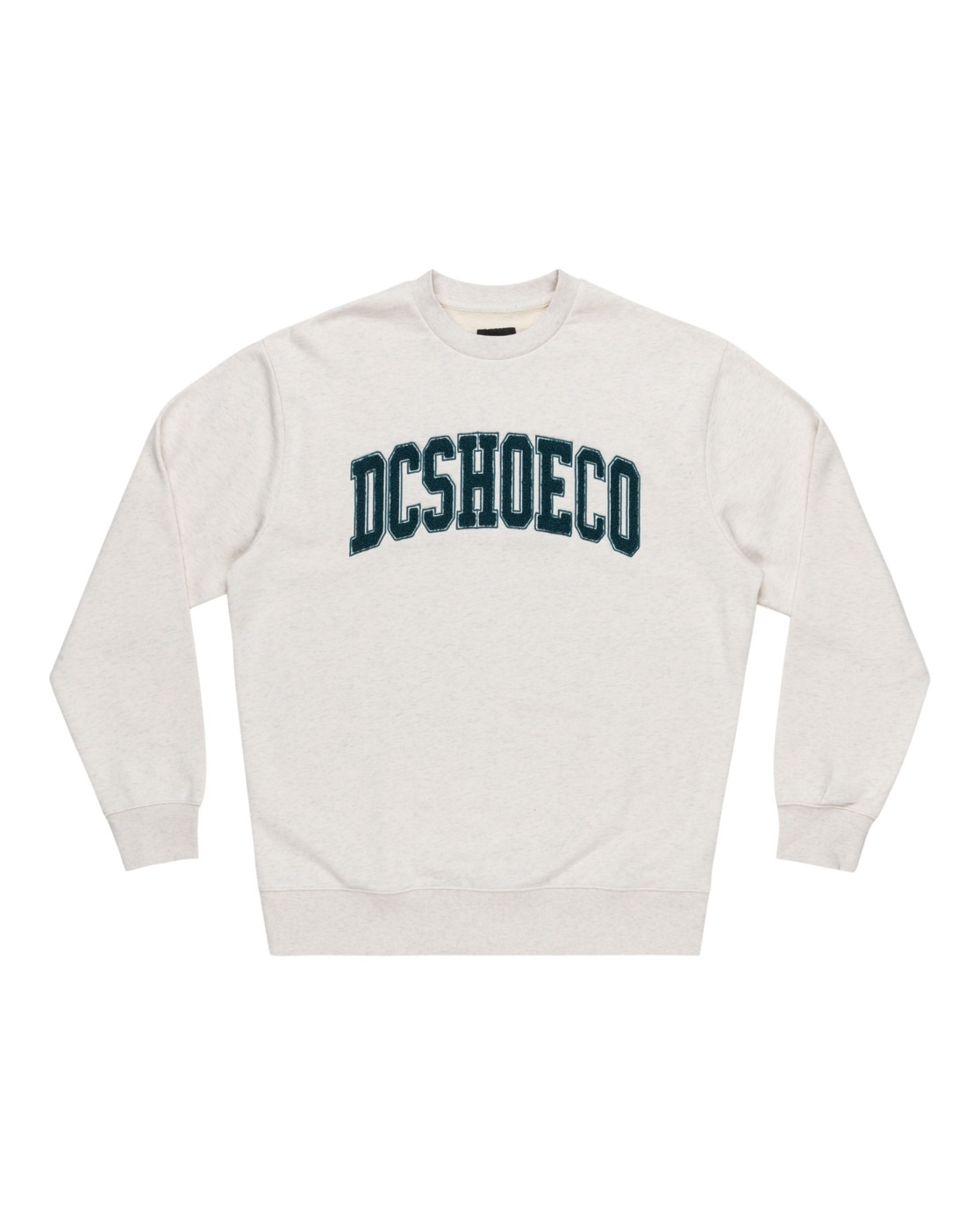 Sweatshirt DC SHOES "Varsity", Herren, Gr. L, grau (snow heather), [Hauptstoff] 80% Baumwolle, 20% Polyester, Sweatshirts Sweatshirt