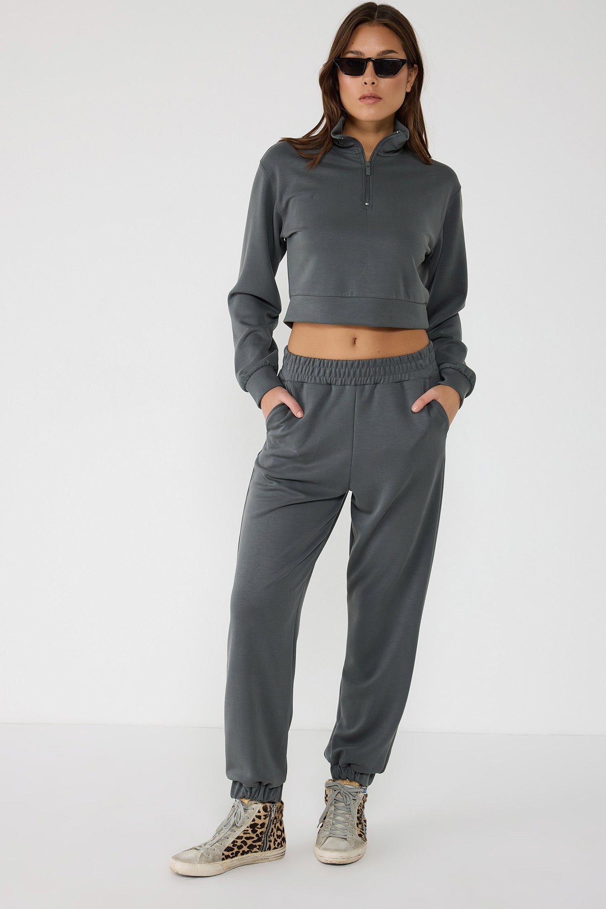 Verstellbare Taille Soft-Touch-Sweatpants Image